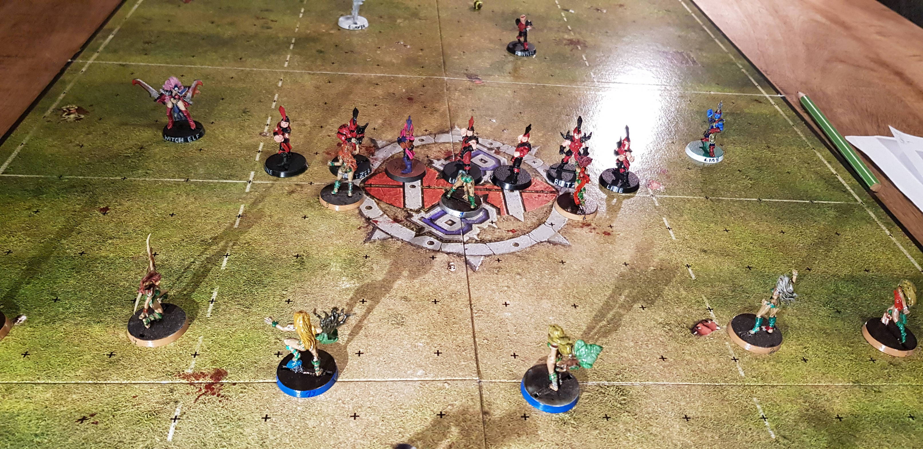 Rheinruhr-Blutschale, Dark Elves vs. Wood Elves